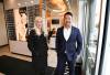 RUTH BONNEVILLE / WINNIPEG FREE PRESS
                                Thomas Nguyen, CEO of Almond Nail Bar, with marketing and communications manager Joelle Schmidt.