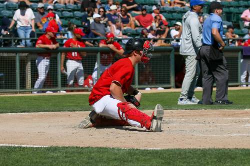 Dave Mahussier / Winnipeg Goldeyes
                                Victor Cerny frequented Goldeyes games as a youngster and was a bat boy during the 2012 season.