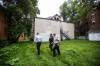 MIKAELA MACKENZIE / WINNIPEG FREE PRESS
                                John Bernuy from Community Bylaw Enforcement Services (left), WPS Staff Sergeant Rob Duttchen, and WFPS Assistant Chief Scott Wilkinson check out a vacant building on Mayfair Avenue in Winnipeg.