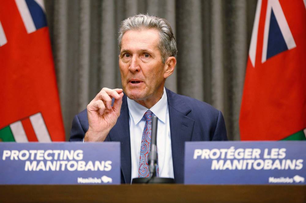 JOHN WOODS / WINNIPEG FREE PRESS FILES
                                In April 2021, in the thick of the pandemic as Manitoba averaged more than 150 COVID-19 deaths a day, then-premier Brian Pallister promised he’d make scofflaws pay.