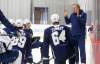 New head coach Rick Bowness got his first opportunity to see his team hit the ice on the first day of training camp. (Mike Deal / Winnipeg Free Press)