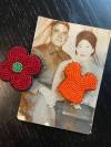 SUBMITTED
                                Beaded poppy and orange shirt pins by Christina Cook, granddaughter of Colin Donovan Cook (Don), and Annie Cook (Prince).