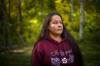 MIKE DEAL / WINNIPEG FREE PRESS
                                For knowledge keeper Diane Maytwayashing, walking around and listening to teachings her friend gifted to her about the Bannock Point petroforms was a profound experience.