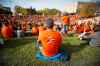 The Forks was a sea of orange T-shirts on Friday. (John Woods / The Canadian Press)