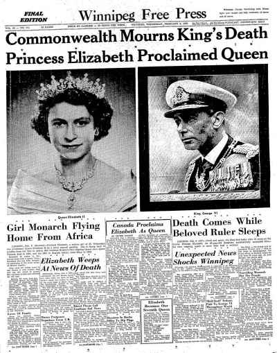 Gallery: Front-page coverage of Queen Elizabeth