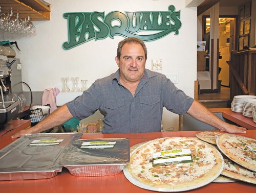 Pasquale’s owner Joe Loshavio says the COVID-19 pandemic forced him to change the way his business operates including offering customers an opportunity to take and bake meals at home. Photo by Darcy Finley