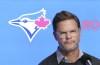 Ross Atkins, Toronto Blue Jays general manager, speaks to the media at the year end press conference, after being swept by the Seattle Mariners in the American League wild card playoff series, in Toronto on Tuesday, October 11, 2022. THE CANADIAN PRESS/Nathan Denette