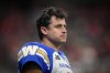 Winnipeg Blue Bombers quarterback Zach Collaros, who dressed but did not play, watches from the sideline during the second half of a CFL football game against the B.C. Lions in Vancouver, on Saturday, Oct. 15, 2022.&nbsp;Five teams have clinched CFL playoff berths but only Zach Collaros and the Grey Cup-champion Winnipeg Blue Bombers know when and where they'll be once the postseason begins. THE CANADIAN PRESS/Darryl Dyck