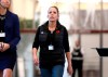 Freedom Convoy organizer Tamara Lich heads to the hearing room at the Public Order Emergency Commission, in Ottawa, on Wednesday, Nov. 2, 2022. THE CANADIAN PRESS/Justin Tang