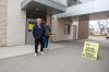 MIKE DEAL / WINNIPEG FREE PRESSMayoral candidate Glen Murray attends to voting station at École LaVérendrye on Lilac Street this afternoon.