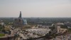 MIKE DEAL / WINNIPEG FREE PRESS

A smokey haze sits on the city's skyline of trees with the Canadian Museum of Human Rights and The Forks.

180823 - Thursday, August 23, 2018.