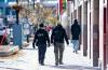 JOHN WOODS / WINNIPEG FREE PRESS
                                Tyler Muracz, acting supervisor (right) and John Medina of the Downtown Community Safety Partnership (DCSP) outreach team in downtown Winnipeg.