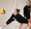 JOHN WOODS / WINNIPEG FREE PRESS
                                University of Manitoba Bisons volleyball player Katreena Bentley says this year&rsquo;s team reminds her of the 2013 national championship team from the U of M.