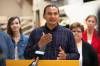 NDP Leader Wab Kinew will rally the troops at this weekend's provincial NDP convention. (Winnipeg Free Press files)