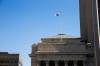 MIKAELA MACKENZIE / FREE PRESS FILES 
A Métis flag flies above the BMO building at Portage and Main.