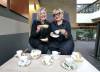 RUTH BONNEVILLE / WINNIPEG FREE PRESS
                                Volunteers Karen Bryk (left) and Carole Vivier have collected donated tea cups from women all over the province for the Guardian Angel Benefit for Women&rsquo;s Cancer, billed as Manitoba&rsquo;s largest tea party.