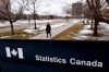 A sign outside a building at Statistics Canada in seen in Ottawa on Friday, March 12, 2021. THE CANADIAN PRESS/Justin Tang