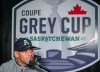 Toronto Argonauts running back Andrew Harris speaks to the media during a media day ahead of the 109th Grey Cup at Queensbury Convention Centre in Regina, on Thursday, November 17, 2022. THE CANADIAN PRESS/Heywood Yu