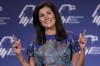 Former U.N. Ambassador Nikki Haley speaks at an annual leadership meeting of the Republican Jewish Coalition Saturday, Nov. 19, 2022, in Las Vegas. (AP Photo/John Locher)