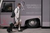 Kevin De Bruyne of Belgium's national soccer team arrives with teammates at Hamad International airport in Doha, Qatar, Saturday, Nov. 19, 2022 ahead of the upcoming World Cup. Belgium will play the first match in the World Cup against Canada on Nov. 23. (AP Photo/Hassan Ammar)