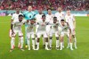 Canada coach John Herdman turned to a Canadian pioneer in former astronaut Chris Hadfield to address his players before Canada's return to the World Cup after a 36-year absence. Canada players pose ahead of Group F World Cup soccer action against Belgium at Ahmad bin Ali Stadium in Al Rayyan, Qatar, on Wednesday, Nov. 23, 2022. THE CANADIAN PRESS/Nathan Denette