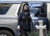 RCMP Commissioner Brenda Lucki steps out of a vehicle as she arrives at the Public Order Emergency Commission, in Ottawa, Tuesday, Nov. 15, 2022. A political scientist is explaining the virtues of clearly laying out the virtues of clearly laying out the line between the need for government oversight of police and the importance of police independence at a federal inquiry. THE CANADIAN PRESS/Adrian Wyld