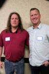 Boissevain’s Junior Brake and Corey Billaney (right) won a provincial AA title in 1996 and still coach. (Lucas Punkari / Brandon Sun)