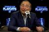 NHL Commissioner Gary Bettman is downplaying any concerns he might have about the fact hundreds of empty seats have become the new normal at the Canada Life Centre. (Matthew Stockman / Getty Images files)