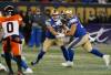 THE CANADIAN PRESS/John Woods
                                Winnipeg Blue Bombers quarterback Dru Brown (6) hands off to Brady Oliveira (20) during the second half of CFL western final action against the BC Lions in Winnipeg, Sunday, Nov. 13, 2022.