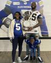 Supplied Photo
                                Holly Jefferson, who was pregnant with Rielley at the time, with Willie and their daughter Kelley
