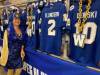 TAYLOR ALLEN / WINNIPEG FREE PRESS
                                Winnipeg Blue Bomber fan Michele Polinuk at the Touchdown Manitoba party on Friday in Regina. She has been going to the Grey Cup annually since 2011.