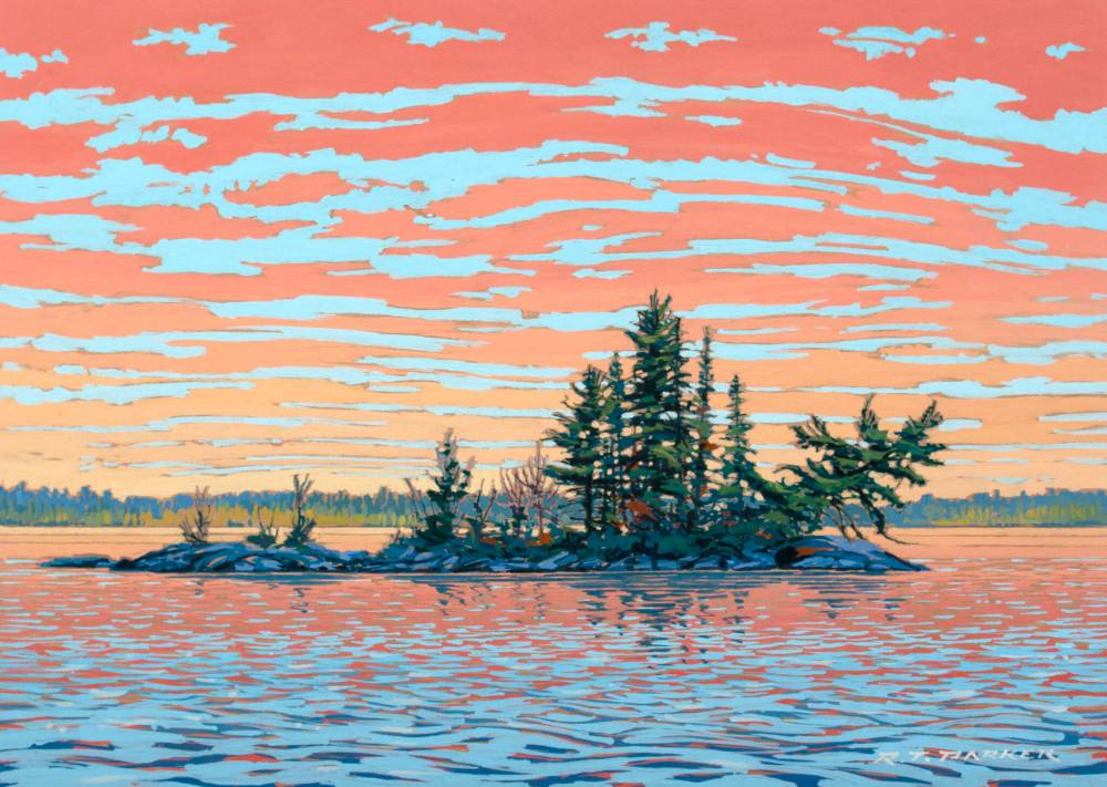 Islands: Lake of the Woods is a new book of art by artist Randolph Parker