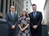 The Winnipeg Foundation received approximately $500 million donated by the late Miriam Bergen. From left: Tom Bryk, on the board of directors of The Winnipeg Foundation, Doris Gietz, Miriam Bergen’s cousin and Sky Bridges, CEO of The Winnipeg Foundation, at Fairmont Hotel. (Jessica Lee / Winnipeg Free Press)