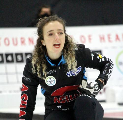 Mackenzie Zacharias, a former world junior champion skip who now plays third for Jennifer Jones, is one of two athletes to be named CPA reps. (Lucas Punkari / The Brandon Sun Files)