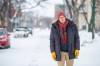 MIKAELA MACKENZIE / WINNIPEG FREE PRESS Downtown resident Brian Pincott poses for a photo on his street in Winnipeg on Thursday, Dec. 22, 2022. He says that improving active transport infrastructure is key to having more people live in the core. For Malak story. Winnipeg Free Press 2022.