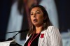 Kyra Wilson, chief of Long Plain First Nation, speaks during the Assembly of First Nations Special Chiefs Assembly in Ottawa, on Wednesday, Dec. 7, 2022. THE CANADIAN PRESS/Spencer Colby