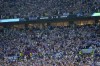 Argentina fans react during the World Cup semifinal soccer match between Argentina and Croatia at the Lusail Stadium in Lusail, Qatar, Tuesday, Dec. 13, 2022. (AP Photo/Petr David Josek)