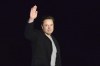 FILE - SpaceX's Elon Musk waves while providing an update on Starship, on Feb. 10, 2022, near Brownsville, Texas. Twitter on Thursday, Dec. 15, 2022, suspended the accounts of journalists who cover the social media platform and Musk, including reporters working for The New York Times, Washington Post, CNN and other publications (Miguel Roberts/The Brownsville Herald via AP, File)