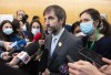 Steven Guilbeault, Minister of Environment and Climate Change of Canada speaks to reporters at the COP15 UN Biodiversity Conference in Montreal, Sunday, December 18, 2022. THE CANADIAN PRESS/Graham Hughes