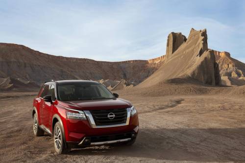 SUPPLIED
                                The 2022 Nissan Pathfinder promises a ‘return to rugged,’ something that switching to an automatic transmission certainly speaks to.