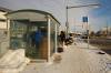 MIKE DEAL / WINNIPEG FREE PRESS
                                Outreach workers found an unresponsive woman in the bus shelter at Goulet Street and Tache Avenue on Dec. 5. It was later confirmed she had died.