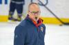 MIKE DEAL / WINNIPEG FREE PRESS
                                Former Winnipeg Jets head coach, Paul Maurice on the ice at Canada Life Centre during game day practice for his new team the Florida Panthers Tuesday morning. 221206 - Tuesday, December 06, 2022.