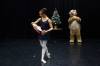 MIKE DEAL / WINNIPEG FREE PRESS
                                Bella Watkins as Clara with Nutcracker and Filbert the bear.