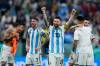 NATACHA PISARENKO / ASSOCIATED PRESS FILES
                                Argentina’s Lionel Messi celebrates defeating Croatia 3-0 in a World Cup semifinal soccer match at the Lusail Stadium in Lusail, Qatar, Tuesday.