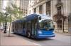 A New Flyer Xcelsior Charge, zero-emission battery-electric bus. Jennifer McNeill, NFI’s vice-president of sales and marketing for North American Bus and Coach, said the hometown sale of electric buses was fantastic. (Supplied)