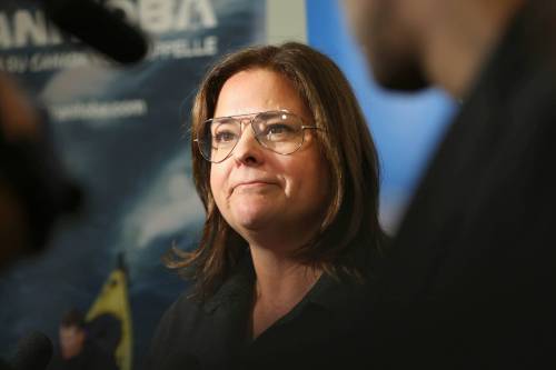 RUTH BONNEVILLE / WINNIPEG FREE PRESS
                                Premier Heather Stefanson said MLAs who are choosing not to run again are taking the opportunity to spend time with family following the COVID-19 pandemic in a press conference at the RBC Convention Centre Monday.