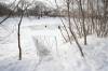RUTH BONNEVILLE / WINNIPEG FREE PRESS LOCAL - river rules Ross Brownlee, a member of the Winter Wonderland group, and Jarrett Rempel a physical education teacher at Westgate Mennonite Collegiate, flood a skating area on the river to prepare a skating trail Thursday. Also, photo of the steel ramp access to the river level behind Westgate Mennonite Collegiate. The city paid for this and it would be beneficial to have a photo for my story. For story on more residents using the river for activities and who is responsible for rules of use. Tyler Searle Multi-media producer, Winnipeg Free Press Jan 19th, 2023