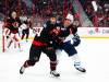 SEAN KILPATRICK / THE CANADIAN PRESS
                                Ottawa Senators defenceman Jacob Bernard-Docker (24) and Winnipeg Jets centre Morgan Barron (36) chase the puck during first period NHL hockey action in Ottawa on Saturday.