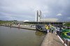 Protesters, supporters of Brazil's former President Jair Bolsonaro, storm the the National Congress building in Brasilia, Brazil, Sunday, Jan. 8, 2023. (AP Photo/Eraldo Peres)