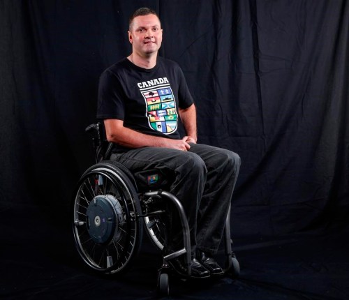 Canadian Paralympic athlete Mark Ideson poses for a photo at the Paralympic Summit in Calgary, Alta., Monday, June 5, 2017. Mark Ideson will skip the Canadian entry at the 2023 world wheelchair curling championship while Collinda Joseph and Dennis Thiessen will wear the Maple Leaf at the world wheelchair mixed doubles playdowns. THE CANADIAN PRESS/Jeff McIntosh